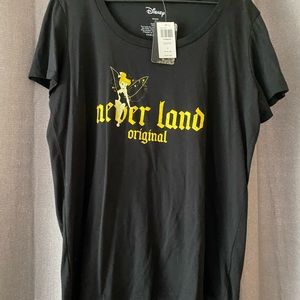 Hot Topic Tinkerbell Neverland Tee